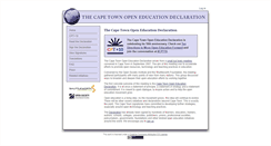 Desktop Screenshot of capetowndeclaration.org
